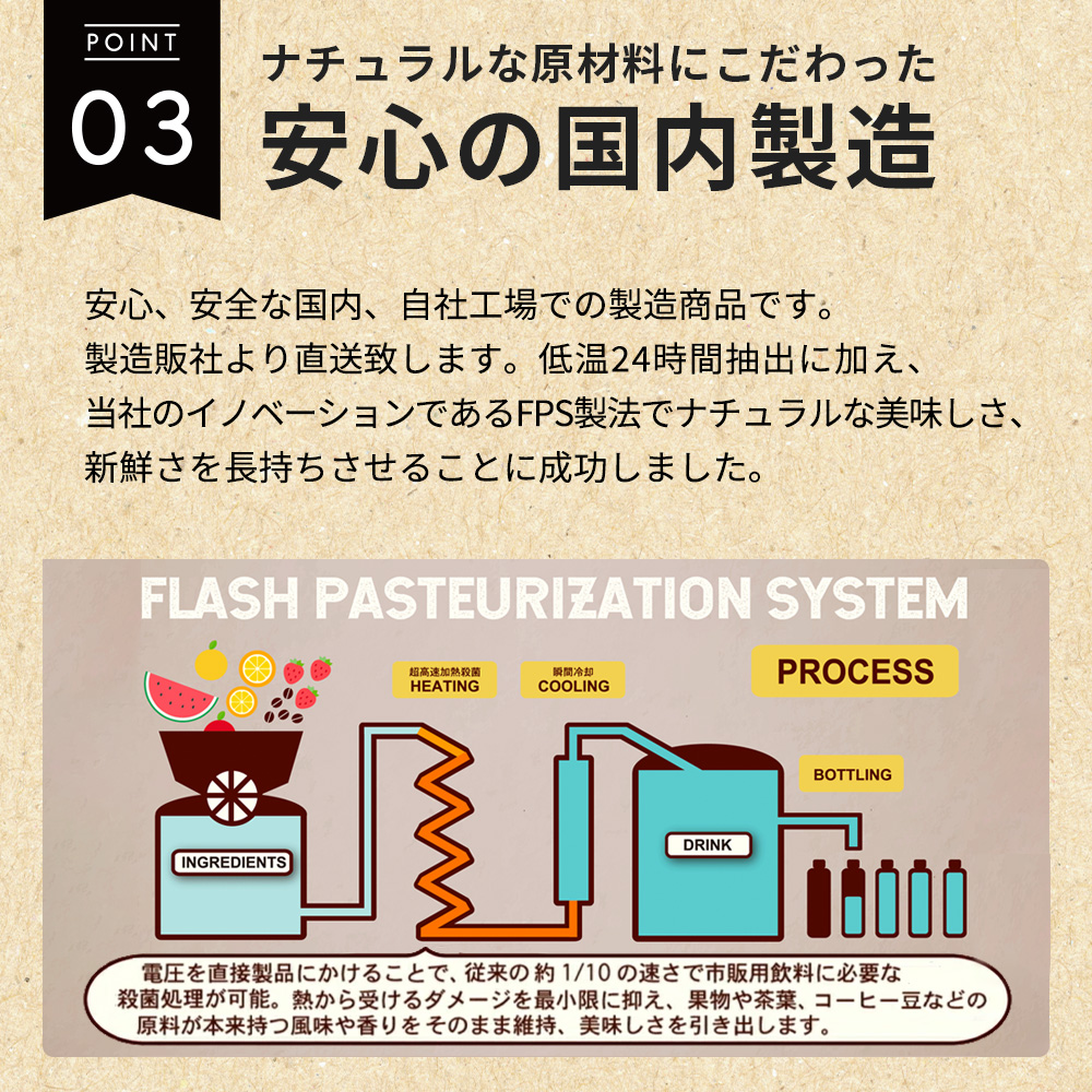 コールドブリュ―コーヒー 工場直送