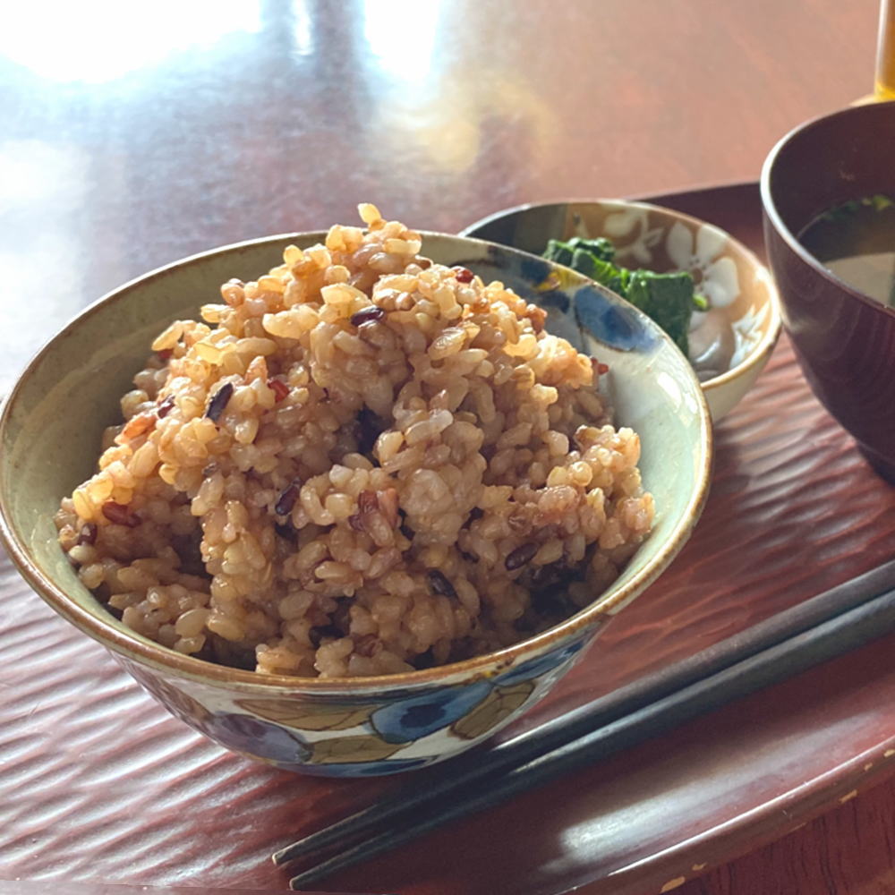 寝かせ玄米　十五穀ブレンドもちぷちの贅沢な味わい