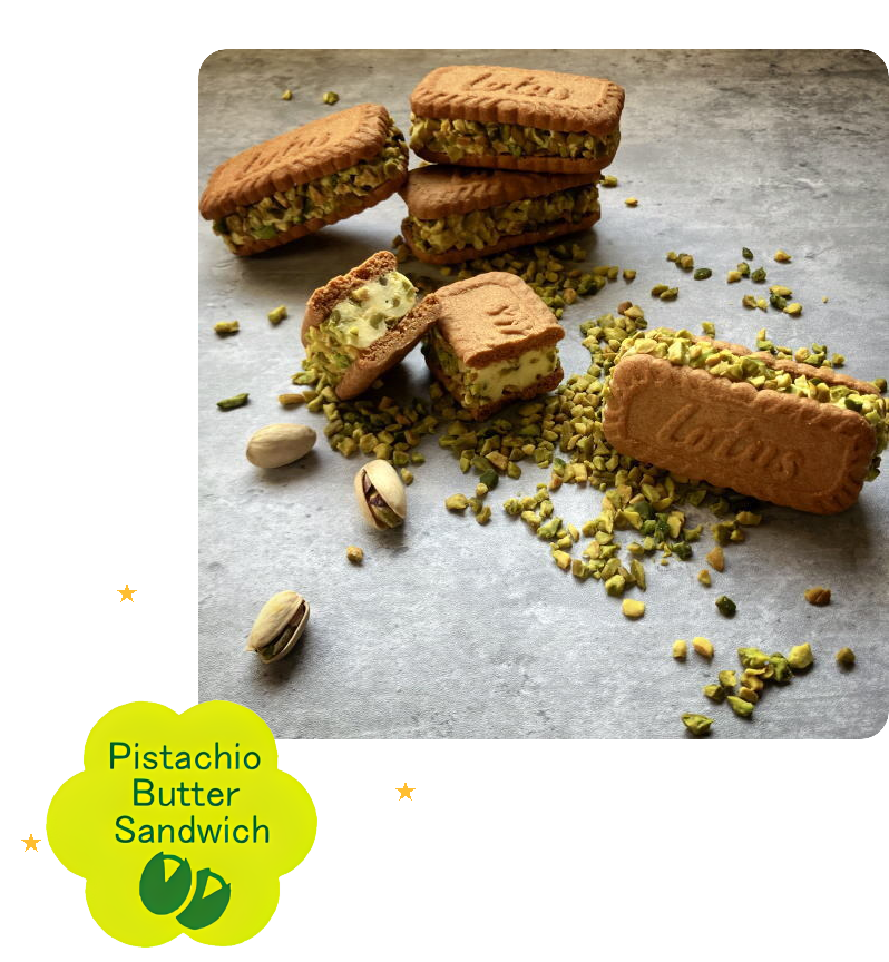 ピスタチオバターサンド